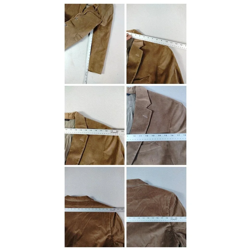 Vintage Banana Republic Blazer Mens 44R Brown Corduroy Sport Coat Casual‎ Office